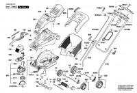 Bosch 3 600 H82 102 ROTAK 37 R Lawnmower Spare Parts